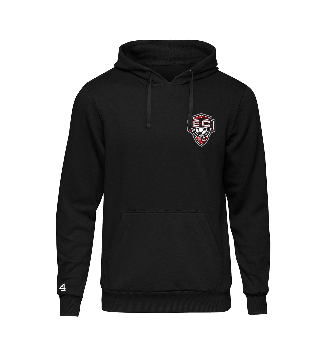 East Coast Soccer Hoodie Left Chest Logo