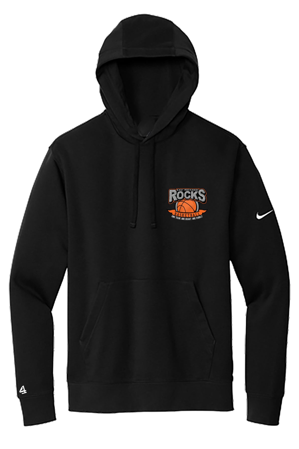 East Rockaway Basketball Nike Club Fleece Sleeve Swoosh Pullover Hoodie