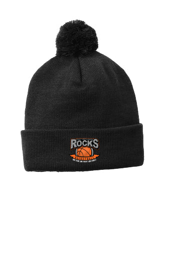 East Rockaway Basketball POM POM BEANIE