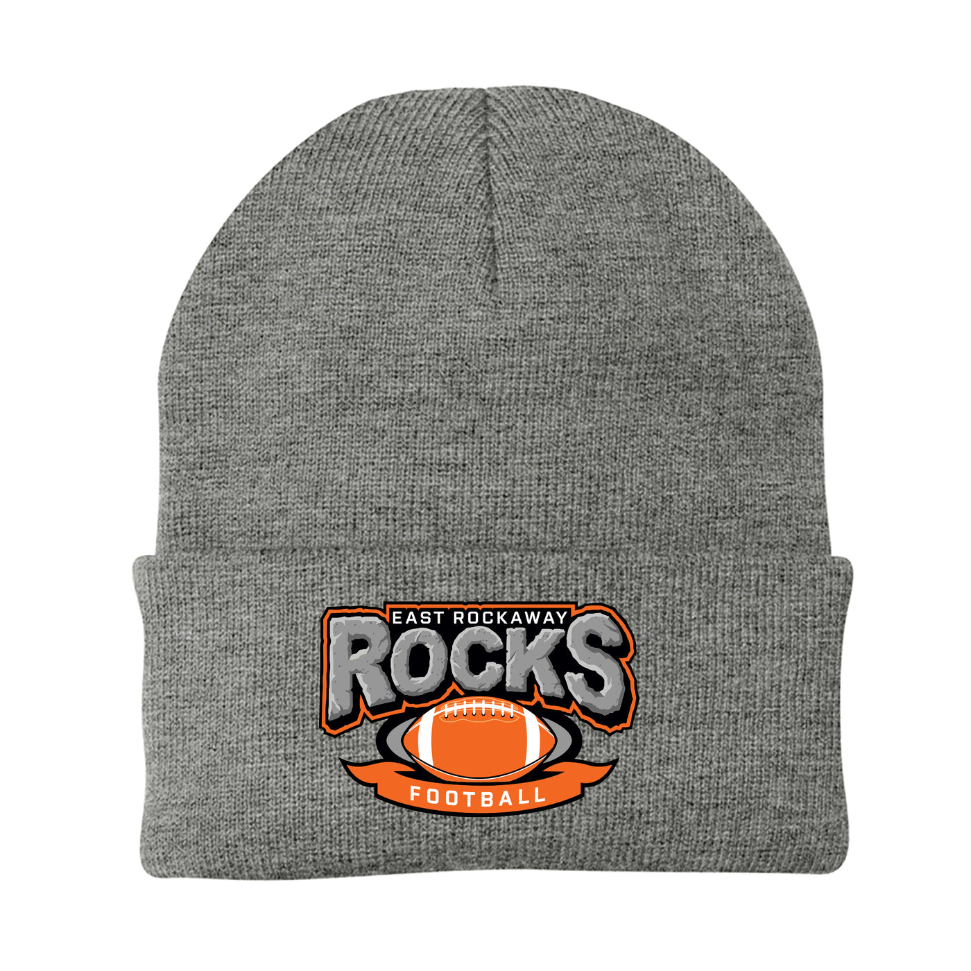 East Rockaway Football  knit cap