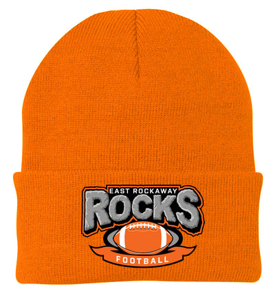 East Rockaway Football  knit cap