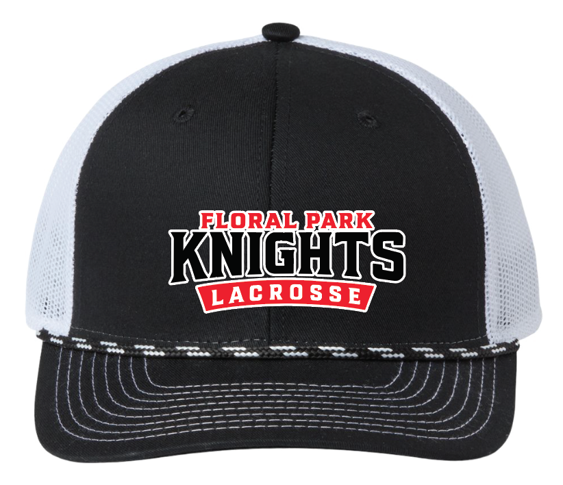 Floral Park Lacrosse Trucker Hat w/ rope
