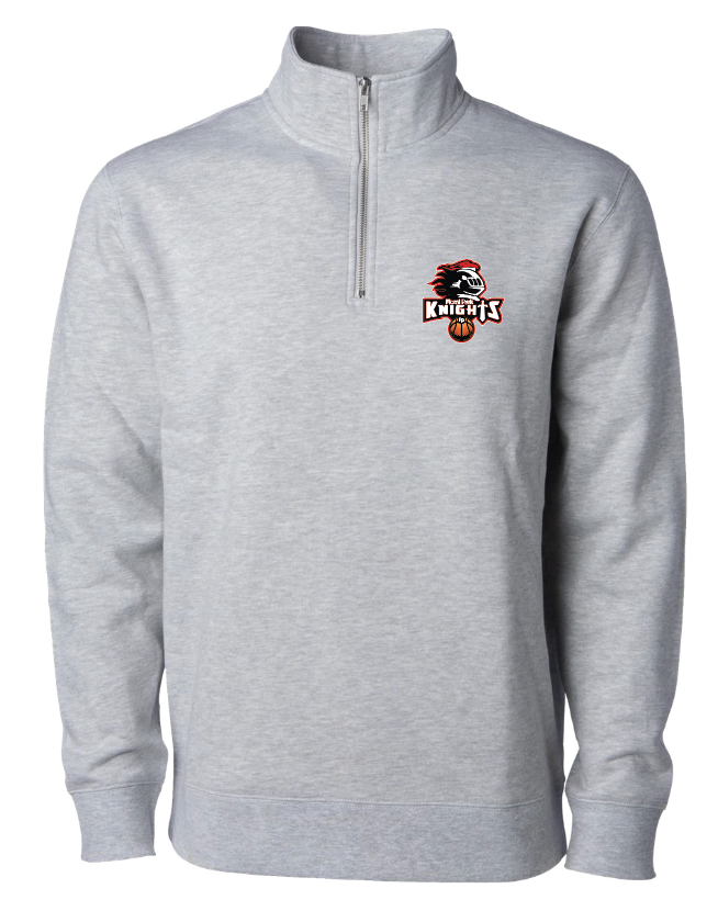 Floral Park Basketball Embroidered Midweight 1/4 Zip Pullover