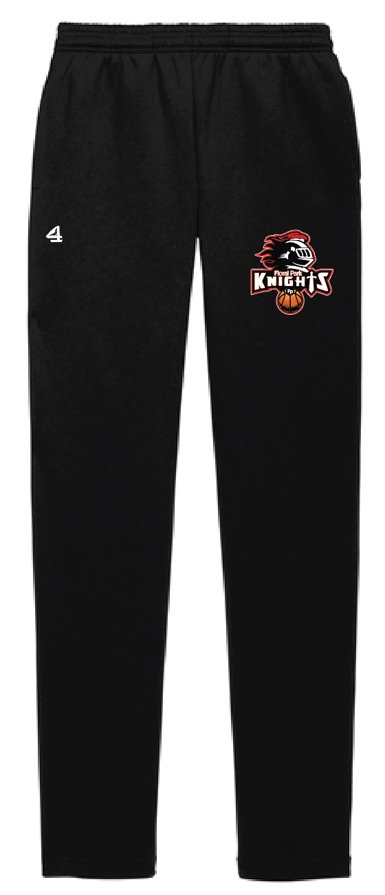 Floral Park Basketball Open-Bottom Sweatpants