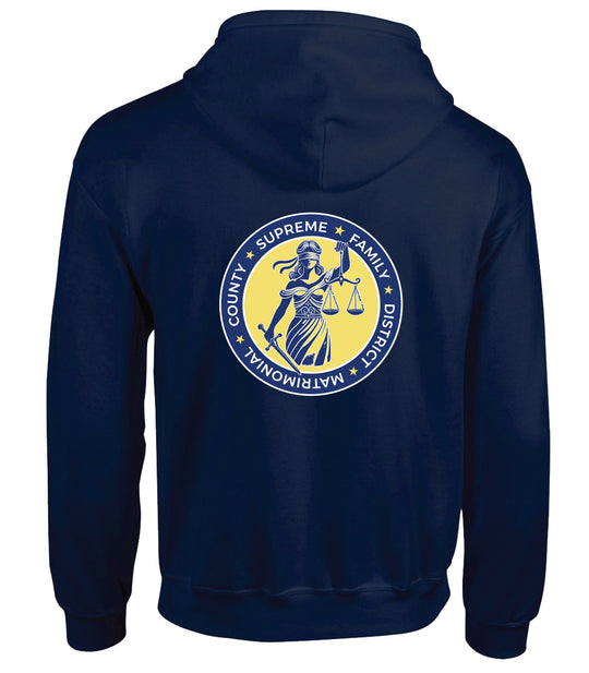 STATE OF NY NASSAU COUNTY CLERKS FULL ZIP HOODIE