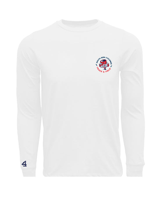 CYCLONES TRACK & FIELD FLAG Long Sleeve Tee