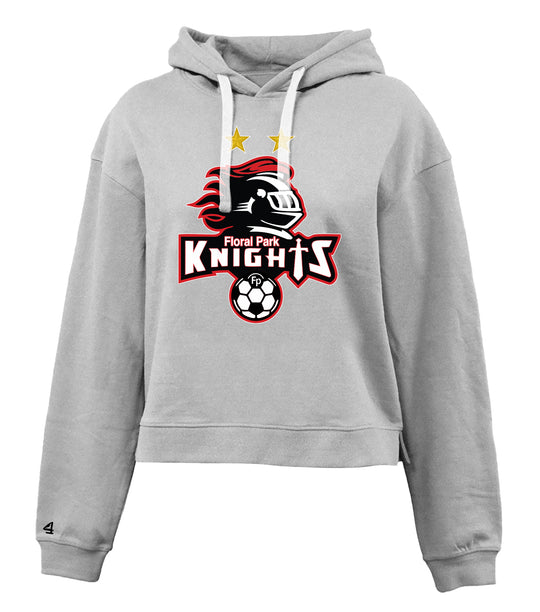 Floral Park Soccer Cropped Fleece Hoodie