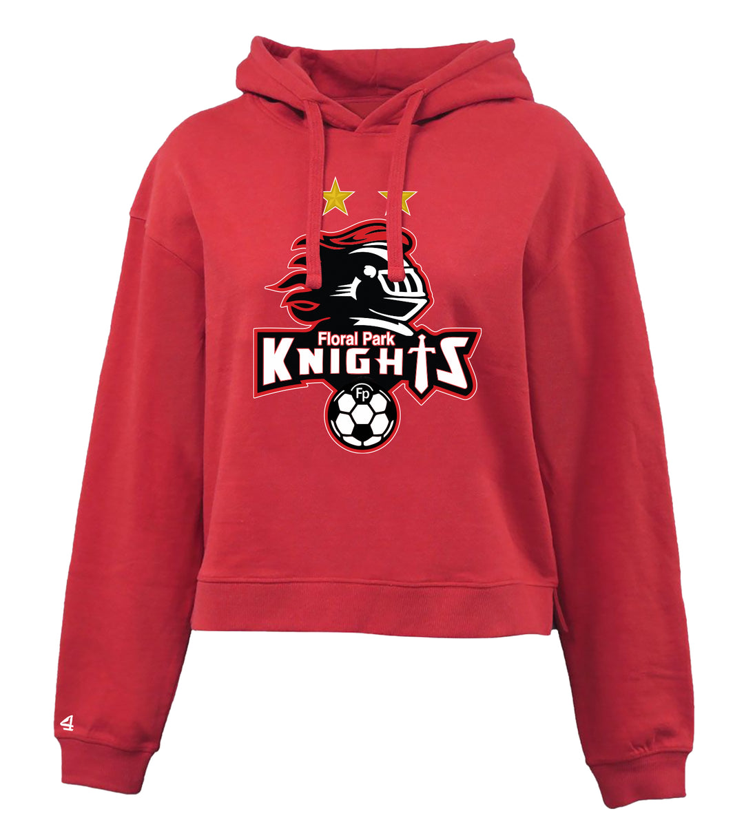 Floral Park Soccer Cropped Fleece Hoodie