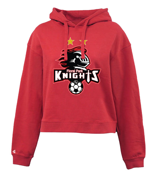 Floral Park Soccer Cropped Fleece Hoodie