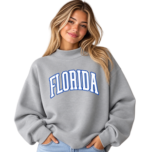 The Buoy4 College Collection Navy and Grey Mockneck