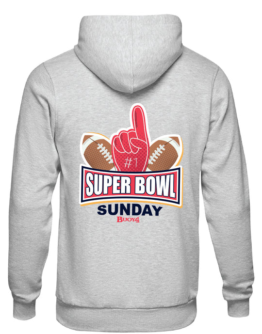 BUOY 4 SUPER BOWL Foam Finger Hoodie