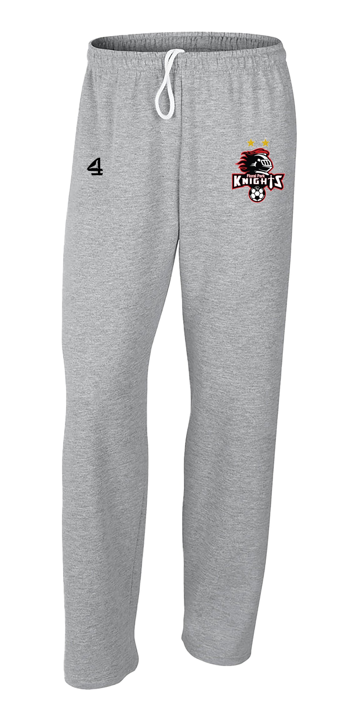 Floral Park Soccer Open-Bottom Sweatpants