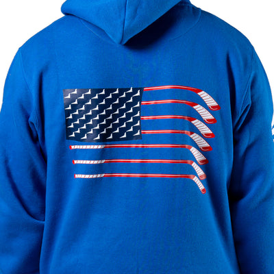 Youth Royal Blue Pullover - On Frozen Pond - USA Hockey