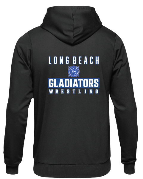 LB Gladiators Wrestling Breast Cancer Awareness Adult and Youth Hoodie