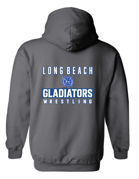 LB Gladiators Wrestling Breast Cancer Awareness Adult and Youth Hoodie