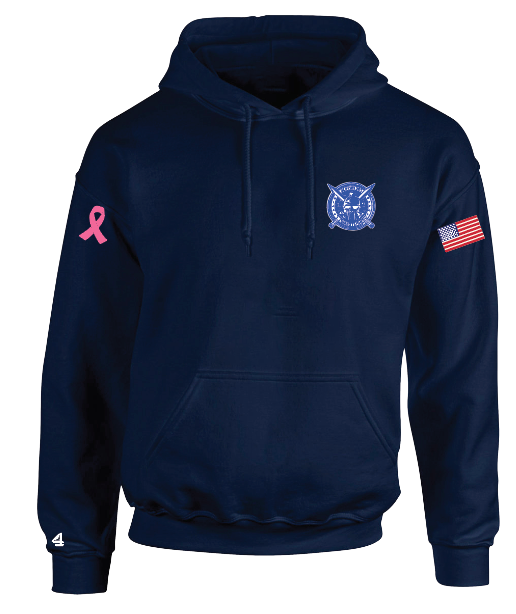 LB Gladiators Wrestling Breast Cancer Awareness Adult and Youth Hoodie