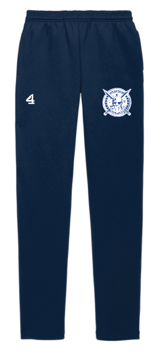 LB Gladiators Wrestling Adult Open bottom Sweatpants