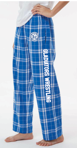 LB Gladiators Wrestling Youth and Adult Flannel PJ Pants