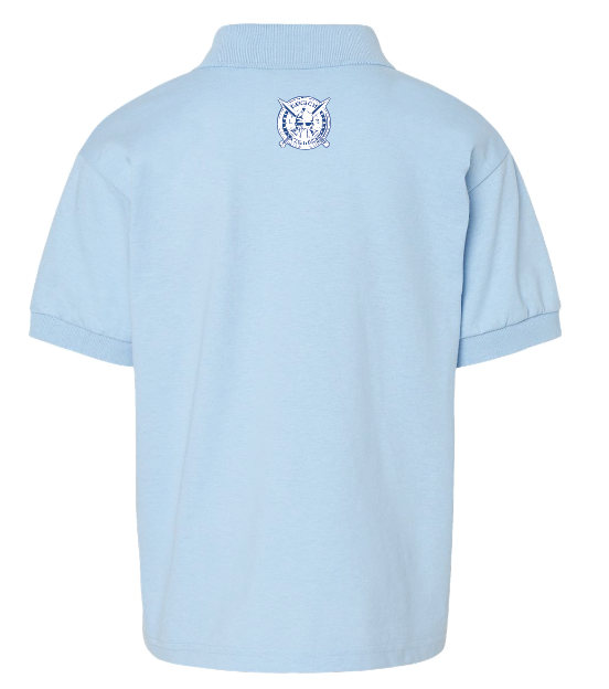 LB Gladiators Wrestling Cancer Awareness Embroidered and printed Youth and Adult Polos