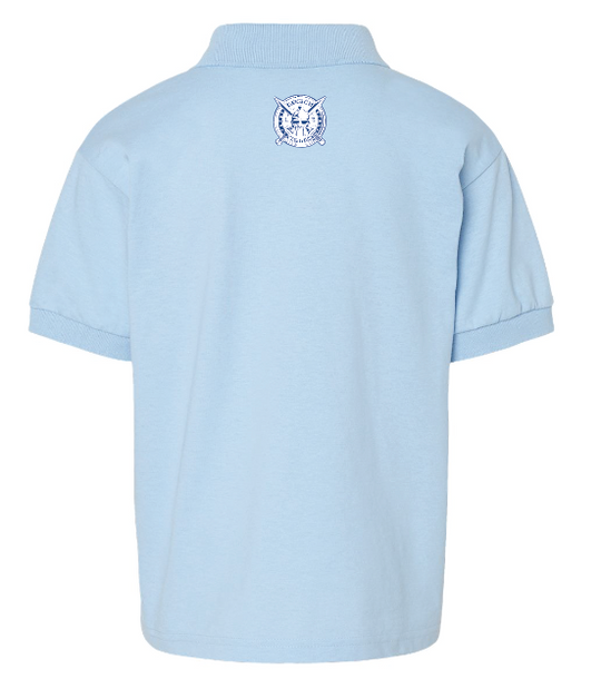 LB Gladiators Wrestling Cancer Awareness Embroidered and printed Youth and Adult Polos