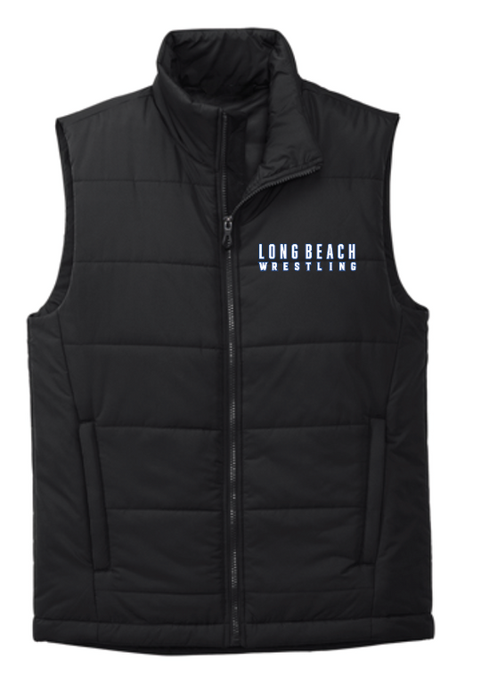 LB Gladiators Wrestling Embroidered Puffer Vest