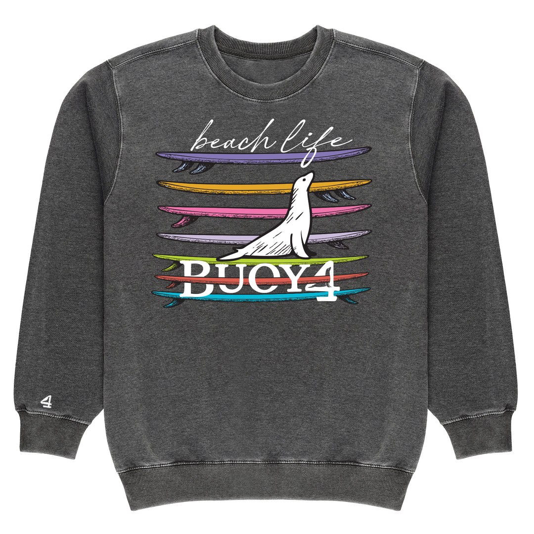 Buoy 4 Beach Life Vintage Crewneck