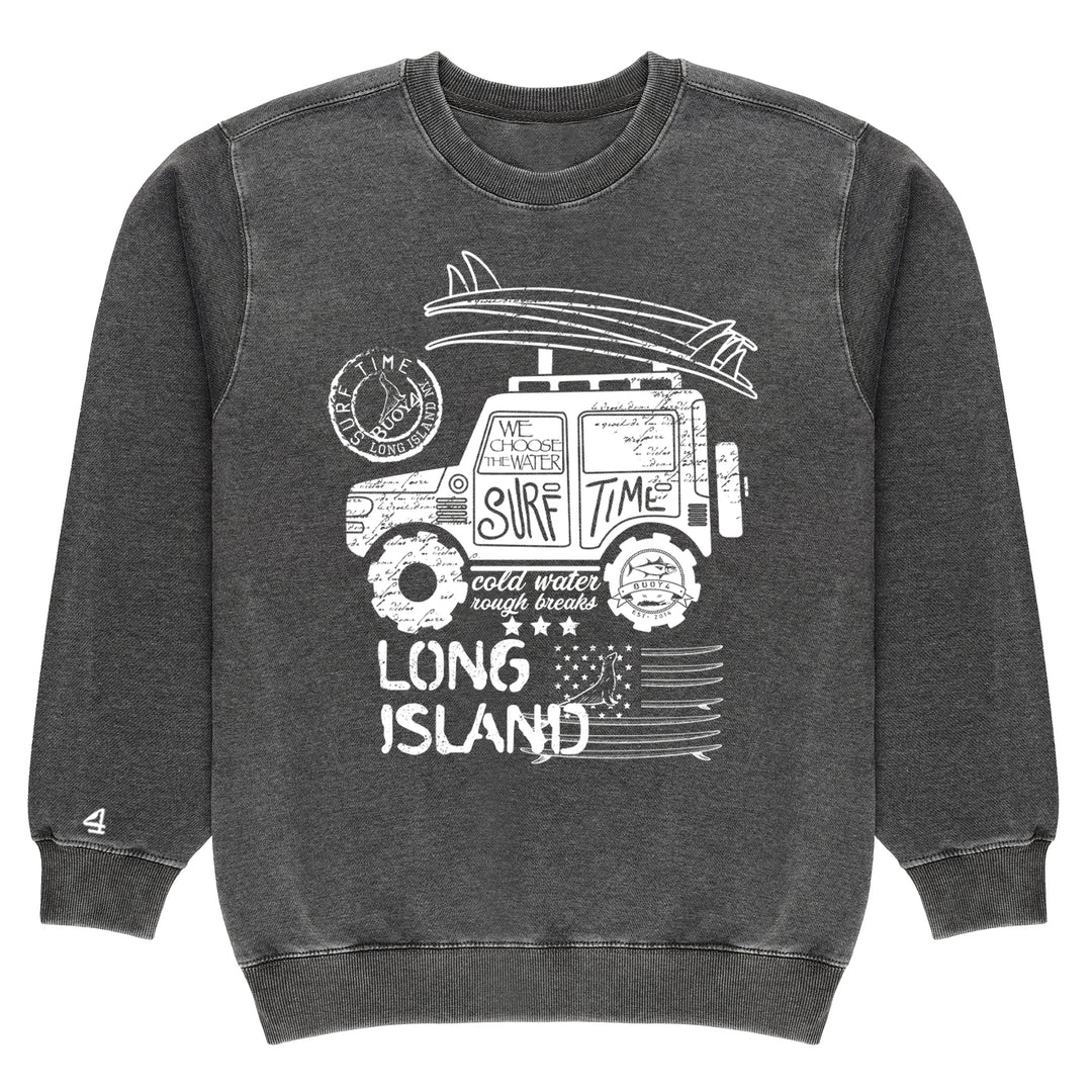 Buoy 4 Long Island Surf Vintage Crewneck