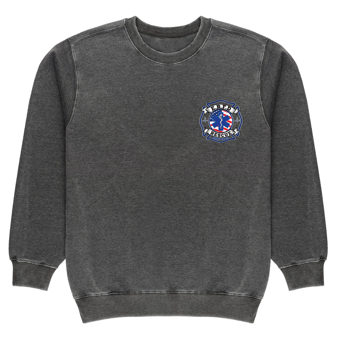 E.R.F.D. RESCUE VINTAGE CREWNECK