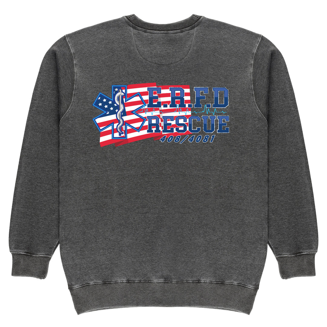 E.R.F.D. RESCUE VINTAGE CREWNECK