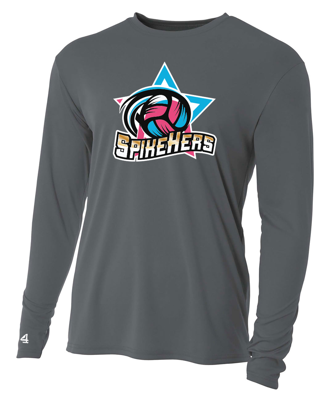 Spikehers Volleyball Performance Long Sleeve Shirt