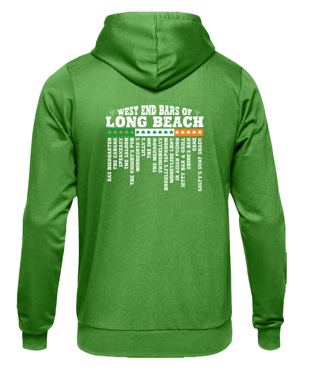 LONG BEACH IRISH DAY West End Bars of Long Beach Graphic Hoodie