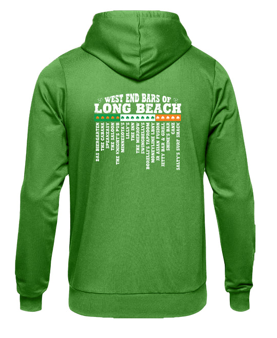 LONG BEACH IRISH DAY West End Bars of Long Beach Graphic Hoodie