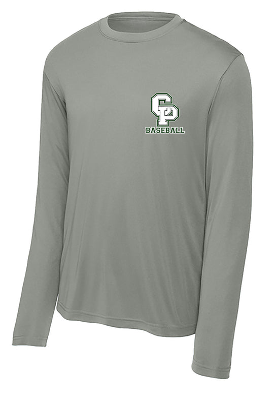 CARLE PLACE BASEBALL Performance Long Sleeve  Tee