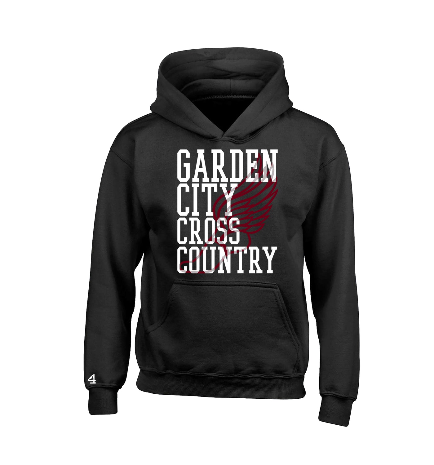 Garden City Cross Country Wings Hoodie