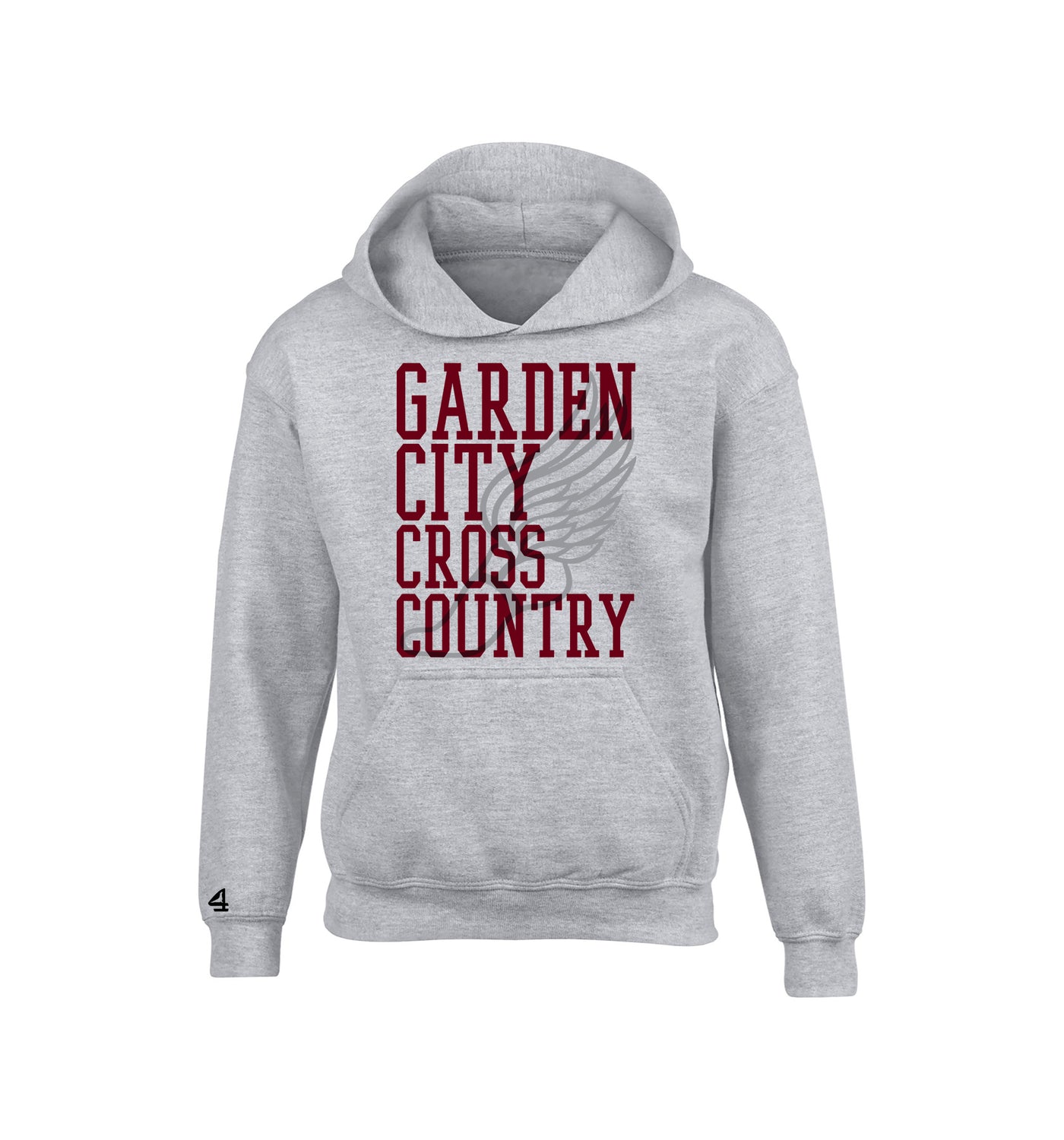 Garden City Cross Country Wings Hoodie