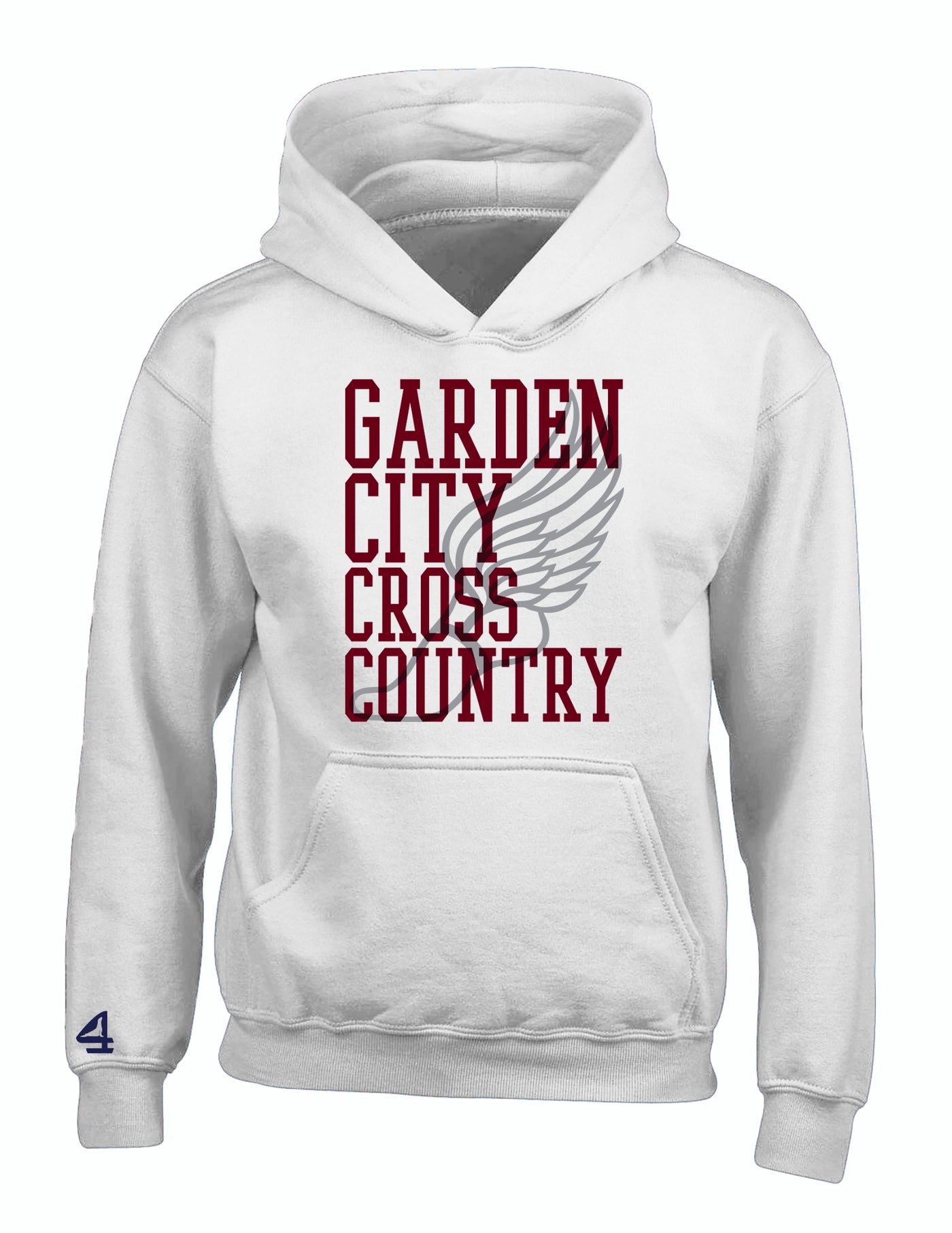 Garden City Cross Country Wings Hoodie