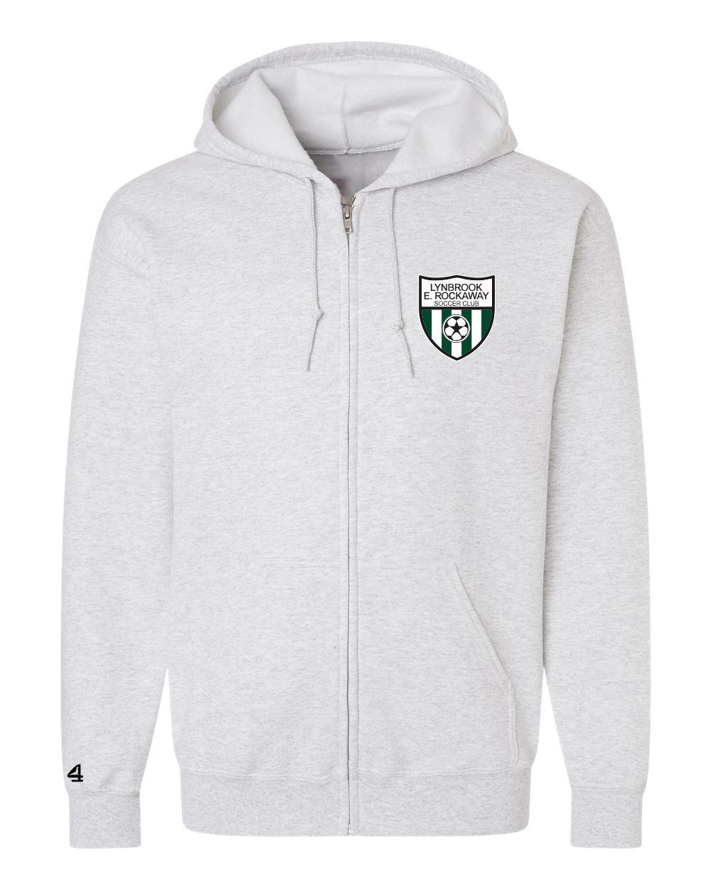 Lynbrook East Rockaway Soccer full zip sweatshirt