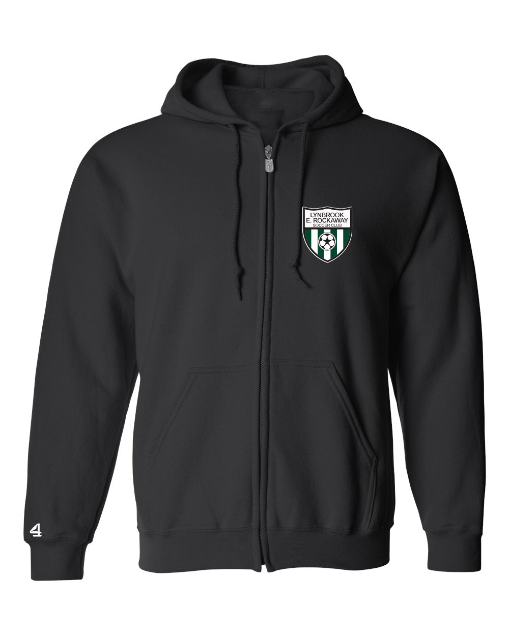 Lynbrook East Rockaway Soccer full zip sweatshirt
