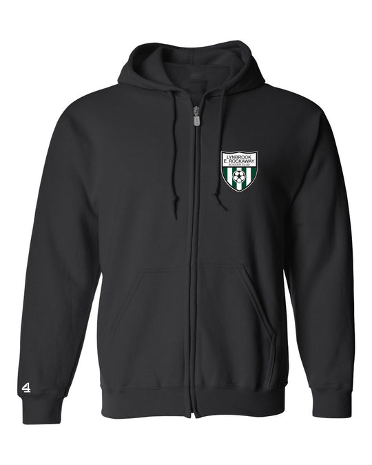 Lynbrook East Rockaway Soccer full zip sweatshirt