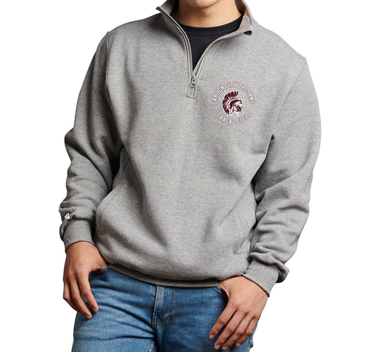 Garden City Track and Field Embroidered Dri-Power 1/4 Zip