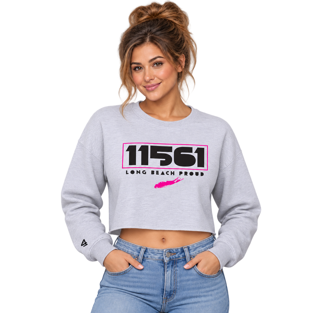 Buoy4 Long Beach Proud 11561 Cropped Crewneck