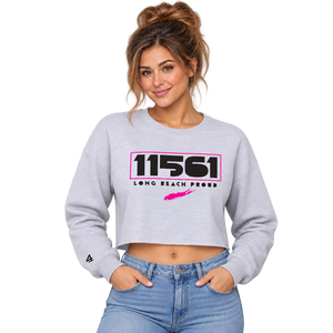 Buoy4 Long Beach Proud 11561 Cropped Crewneck