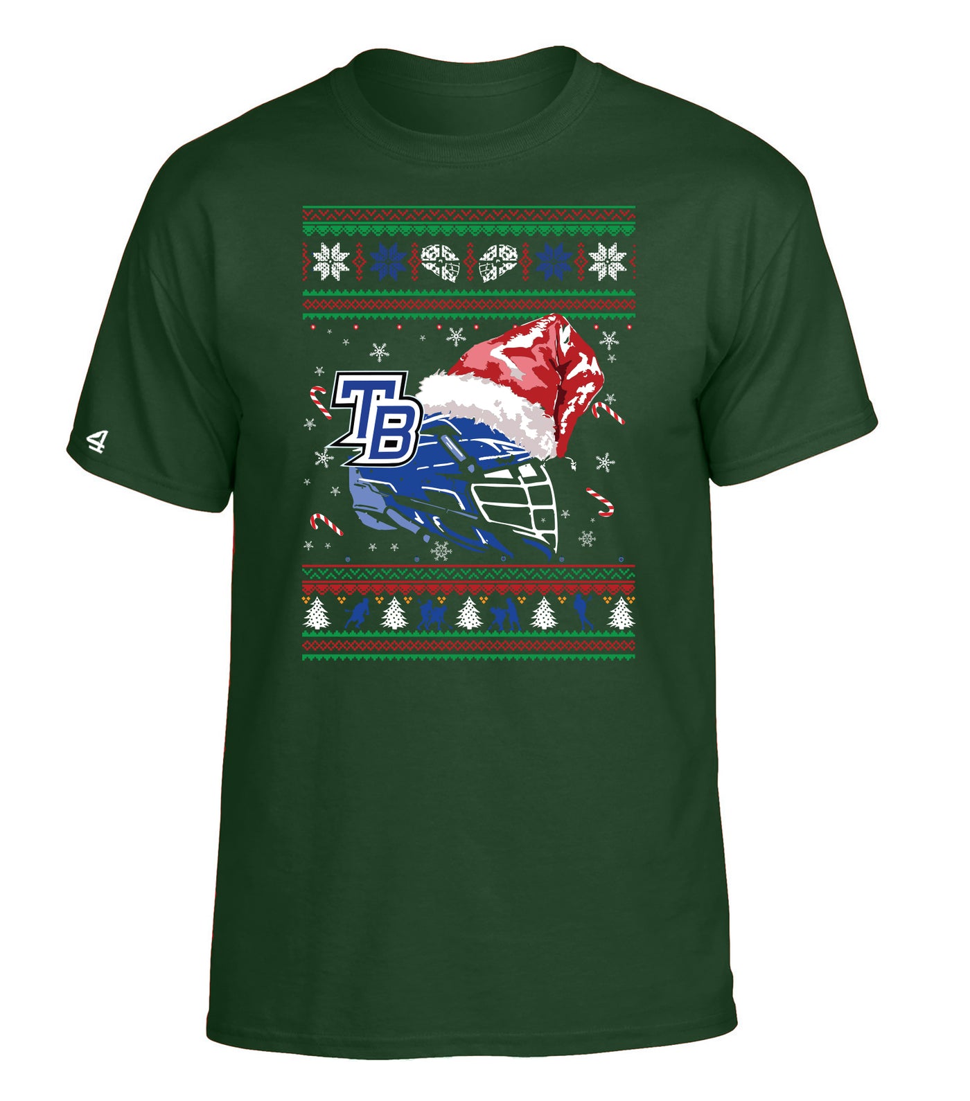 TRUE BLUE Lacrosse Xmas SS T-shirt