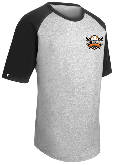 EAST ROCKAWAY BASEBALL Short Sleeve Colorblock Raglan Jersey