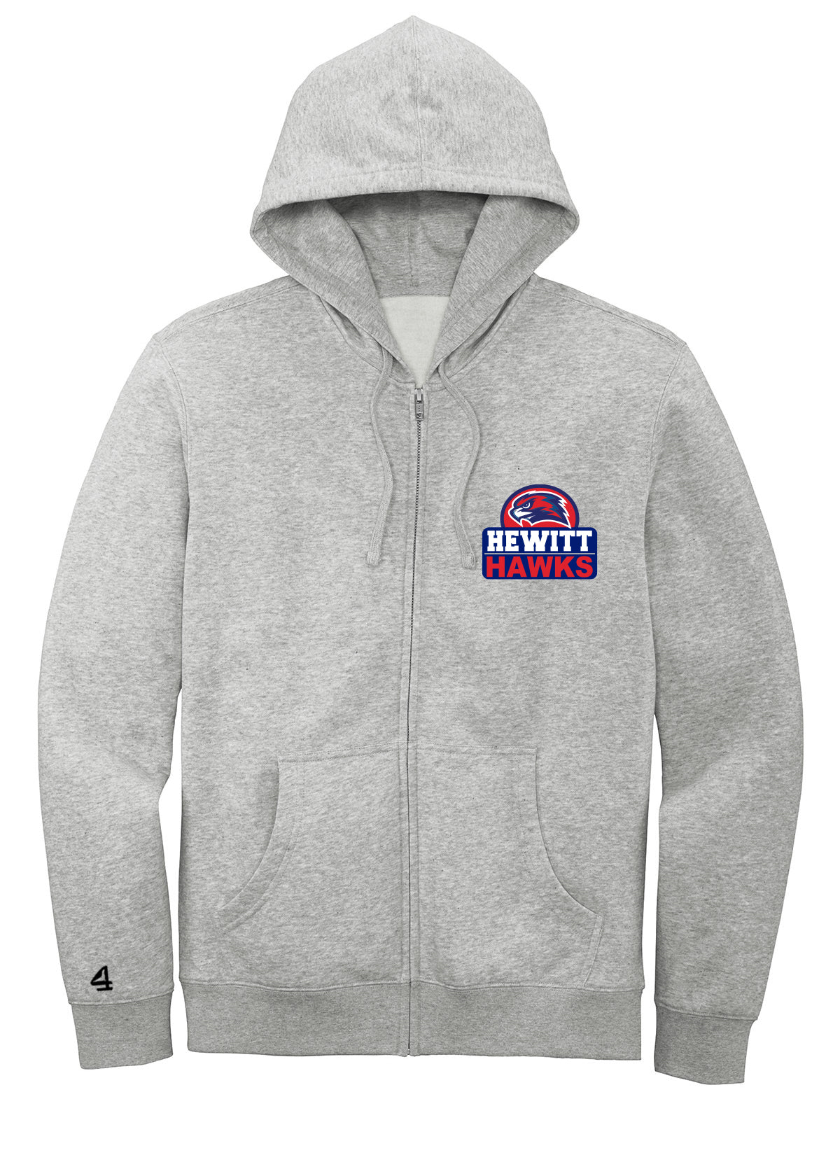 Hewitt Elementary Hawks Full Zip Hoodie