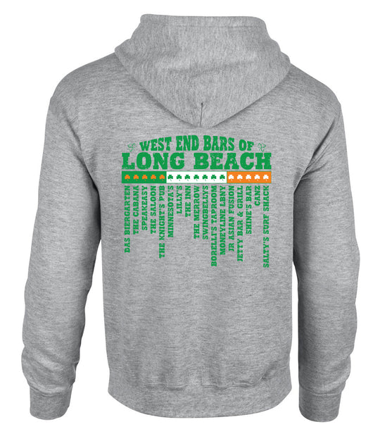 LONG BEACH IRISH DAY Long Beach Full Zip Hoodie