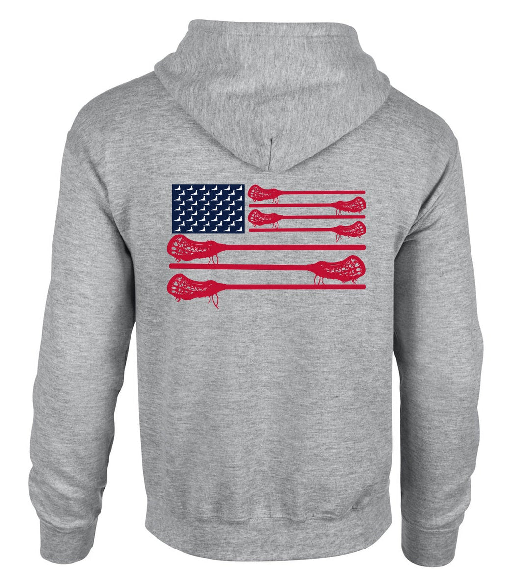 reLAX By The Sea - USA Full-Zip Hoodie
