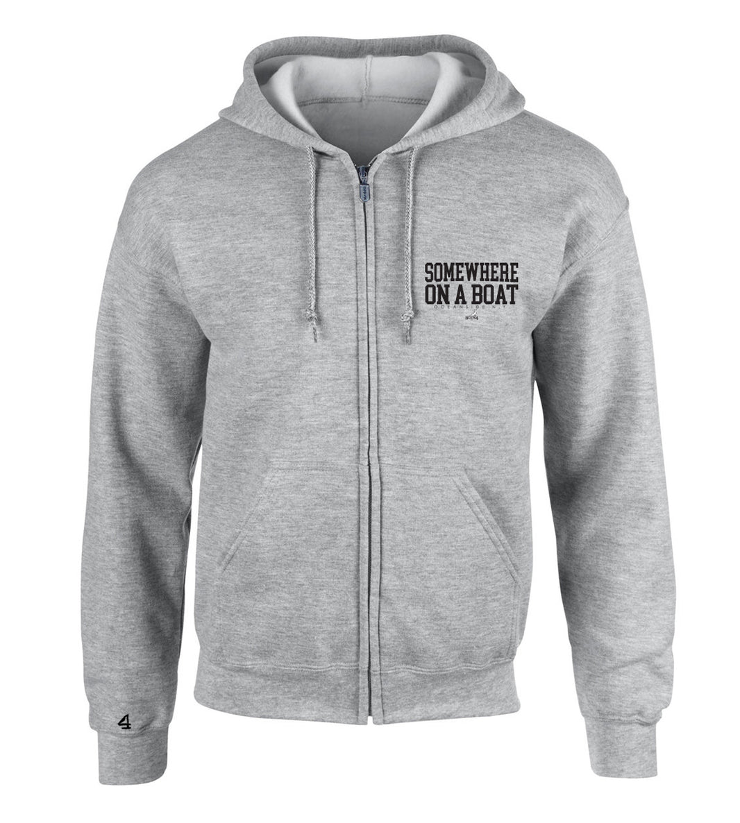 Buoy4 Somewhere on a Boat Full Zip Hoodie