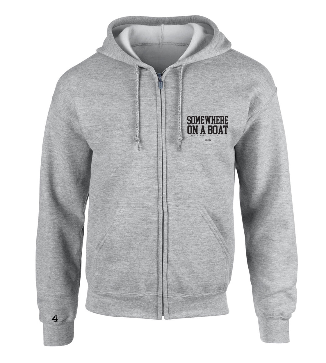 Buoy4 Somewhere on a Boat Full Zip Hoodie