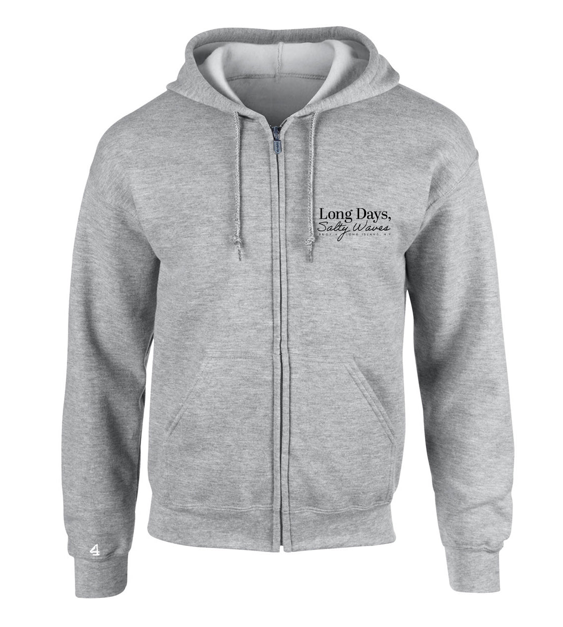 Buoy4 Long days Salty Waves Full Zip Hoodie